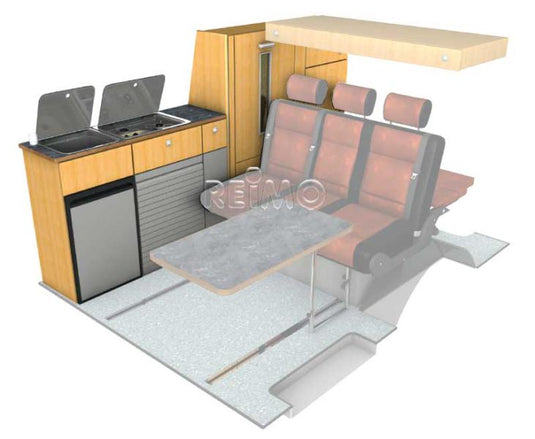 VWT5 kR Trio Style VWT5 kR Trio Style mobili linea guida a destra pronto fatto D 18050R