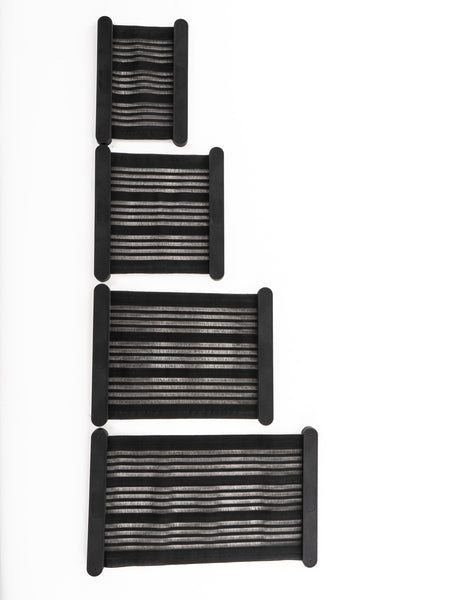 Rete da scaffale XL, nero 461948