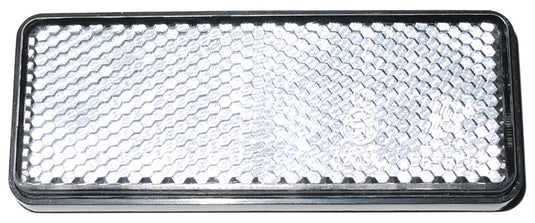 Riflettore rettangolare, trasparente, dimensioni: ca.95*38mm 468612