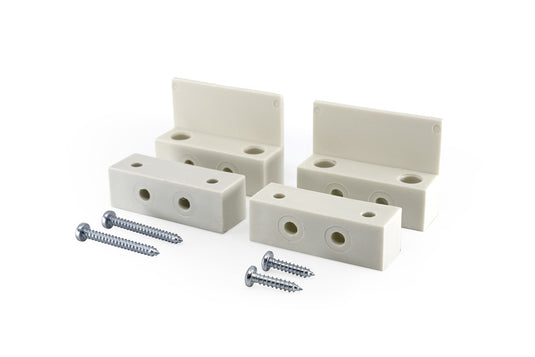Adattatore di montaggio per set di 2 contatti radio, bianco 472269
