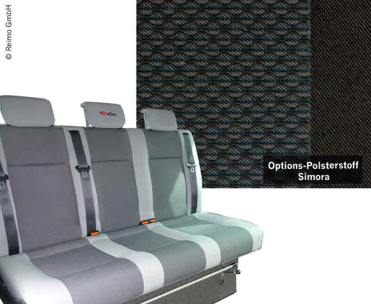 Banco per dormire VW T6 Weekender Plus V3000 V3000 dimensione 14 3 posti, Simora 5040221