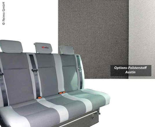 Banco per dormire VW T6 Weekender V3000 dimensione 17 a 3 posti, Austin T6 T6 2f 5040323