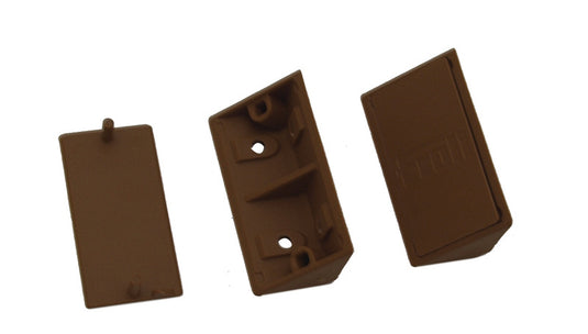 Set di connettori ad angolo con tappi di copertura 53233