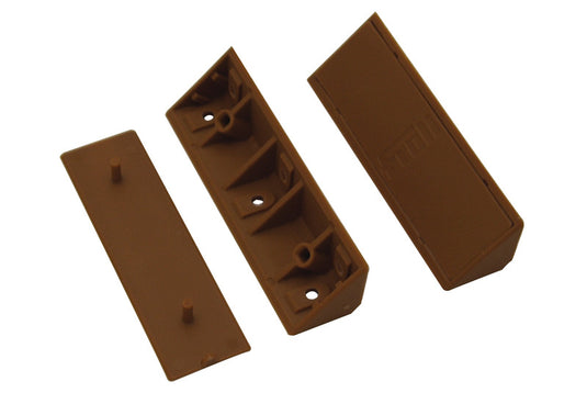 Set di connettori ad angolo con tappi di copertura 53233