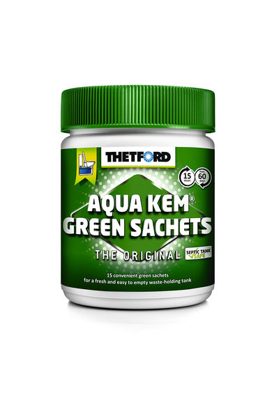 Bustine Aqua Kem verde, 15x30g in scatola 66391