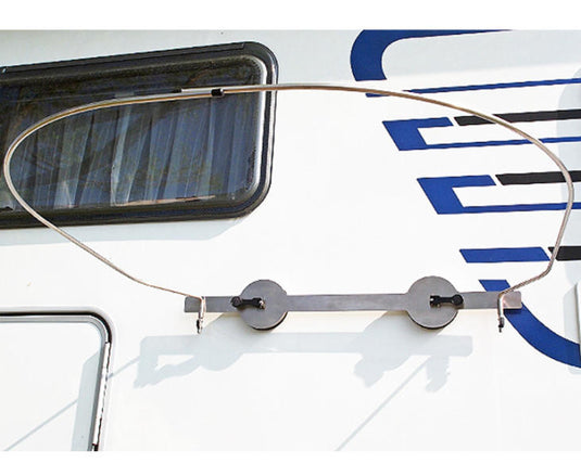 schermo privacy/tenda doccia da fissare con ventosa a cerniera 66551