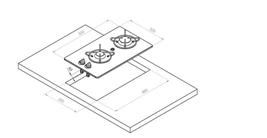 Il miglior piano cottura a gas da incasso 70559