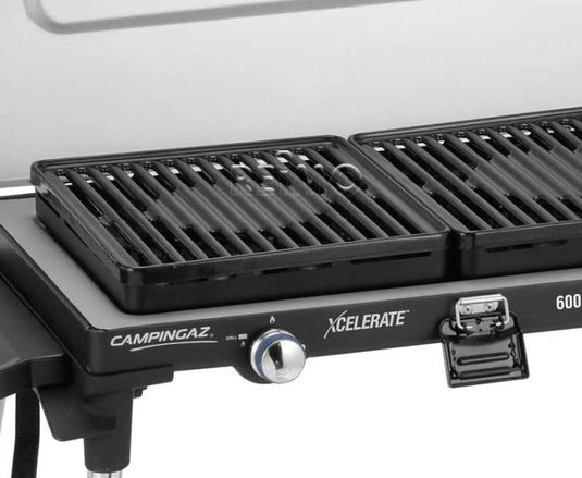 Cucina da campeggio - grill e fornello, con 2 ripiani 70729