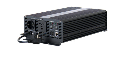 Inverter sinusale 12 / 230V 2000W, caricatore integrato 15A 82279