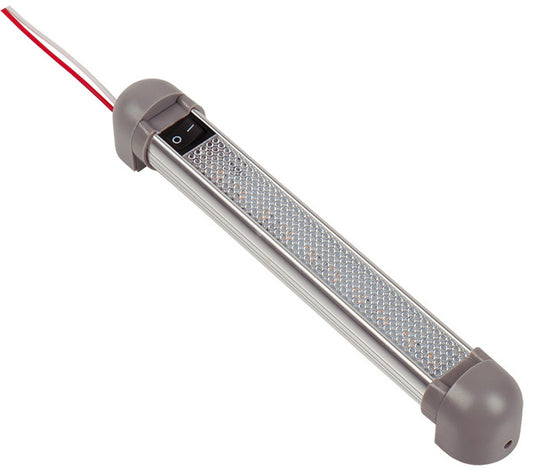 Luce di linea a LED 12V in alluminio con interruttore on/off, lunghezza: 225mm, 10 LED 83241