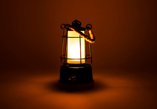 Luce da campeggio, dimmerabile, bambù+acciaio inox, batteria al litio 834874
