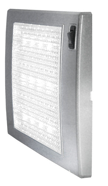 Lampada a LED 12V, SlimLite, color argento, rettangolare 185x110x12mm 835492