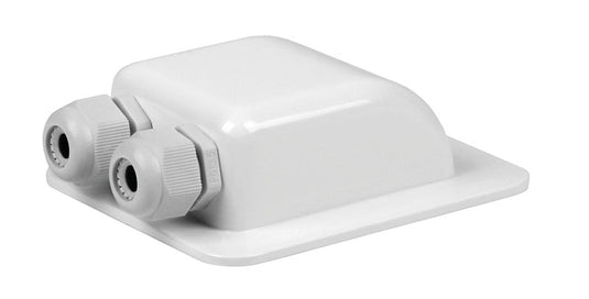 Ingresso cavi bianco, doppio, incluso pressacavo 850491