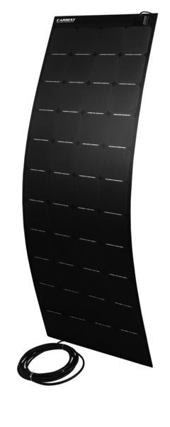 Pannello solare flessibile 160W, 1505x540x3mm, cavo 8m, ETFE+fibra di vetro, nero 85329