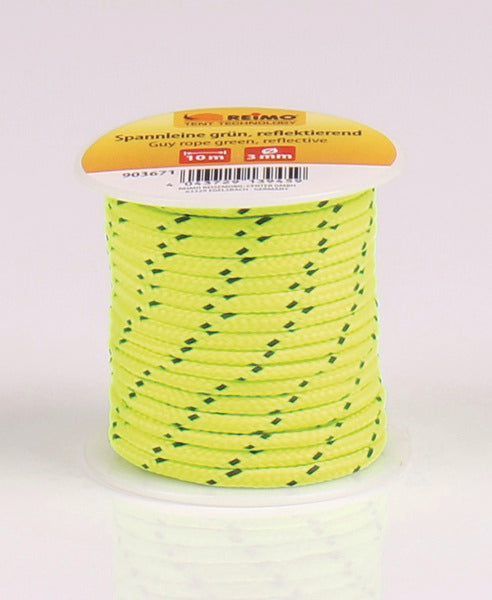Linea di tensione verde 10m Ø3mm, riflettente 903671