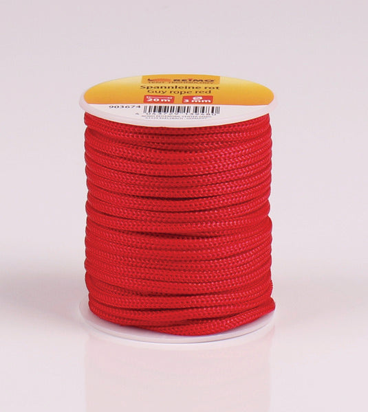 Linea di tensione 20 metri, Ø3mm, colore: rosso 903674