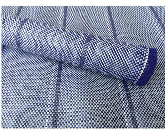 Tappeto per tende Arisol in blu 3x7m, incl. borsa, clip + pioli 904330