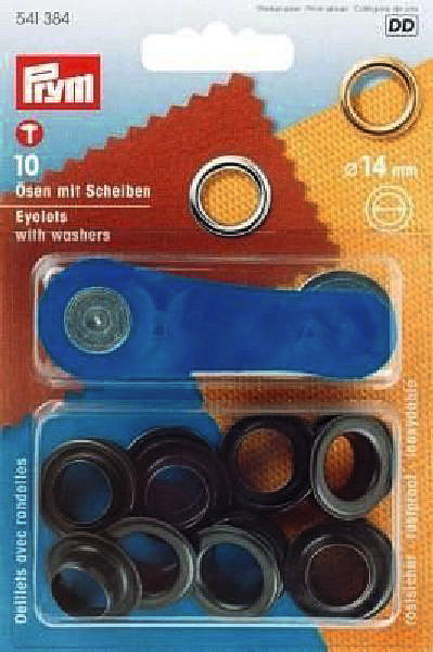 occhielli in ottone, Ø14mm brunito 90812