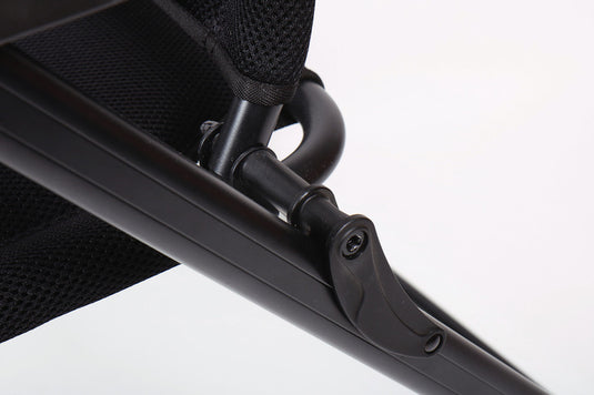 Sedia pieghevole MALAGA BREEZE, imbottita, nero, rete 910098