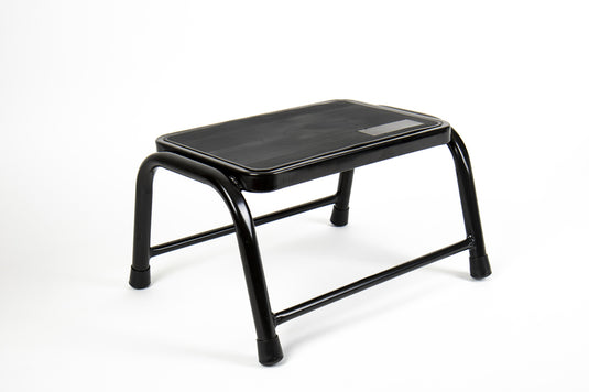 Acciaio a passo singolo, verniciato a polvere nera. Altezza 25 cm, 150 kg di carico 912051