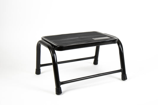 Acciaio a passo singolo, verniciato a polvere nera. Altezza 25 cm, 150 kg di carico 912051