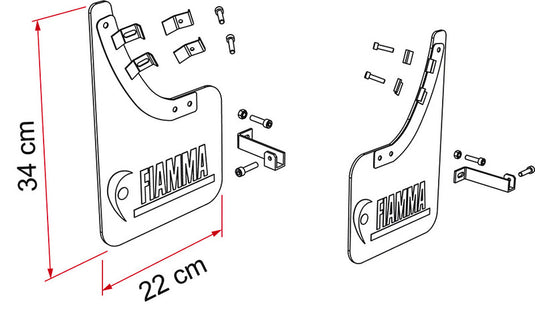 Trappola antisporco Duc.front 2pz. 912151