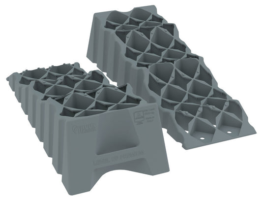 Sistema a cuneo a gradini ad alte prestazioni Fiamma, grigio con borsa, 5t per asse 912397