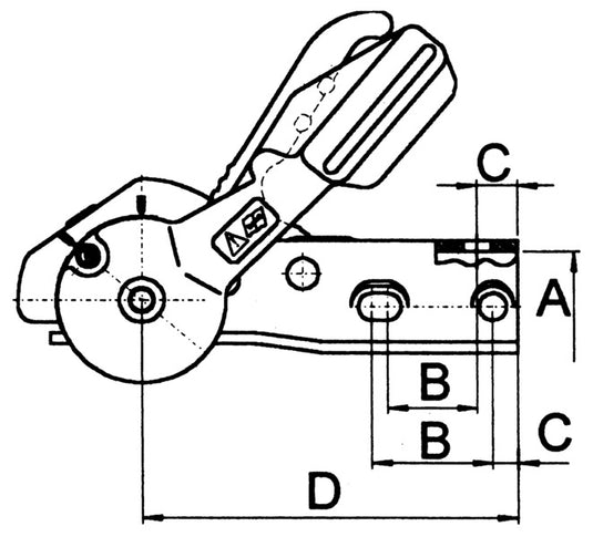 AKS1300 a 1360kg, la frizione antirollio Alko 91357