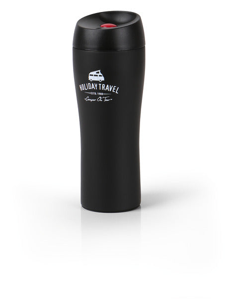 Tazza da caffè Thermo HOLIDAY TRAVEL 400ml, nero, acciaio inox 929916