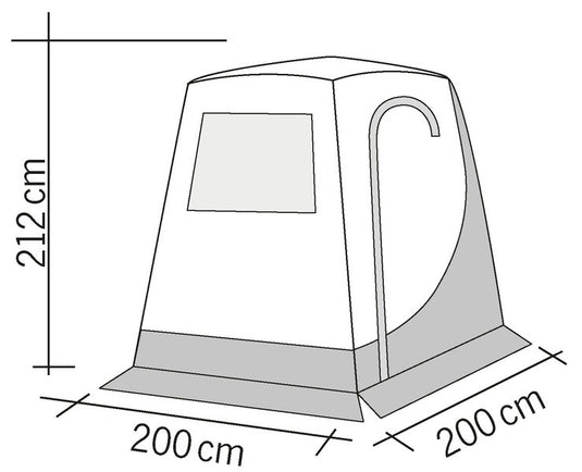 Tenda posteriore UPDATE per VITO, V-Class 2015, 200x195x208cm 936283