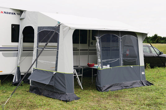 Tenda da sole per roulotte Casa Royal S 390 con pali in acciaio 936382