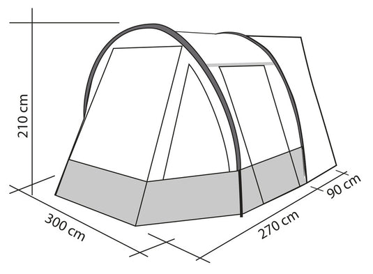 Tenda da sole per autobus RE-TENT TOUR EASY 9365503