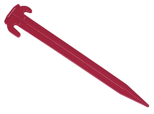 Piolo per tenda in plastica rossa, lunghezza 20 cm, 5 pezzi SB-packed 94811