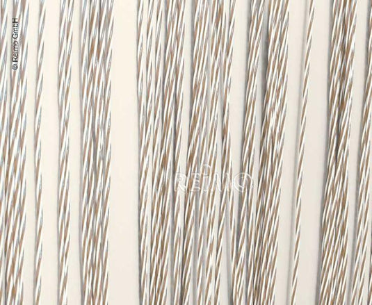 Tenda porta STRING, 100% PVC, 60x190cm, beige/marrone 952023