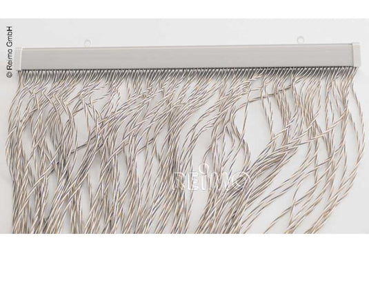 Tenda porta STRING, 100% PVC, 60x190cm, beige/marrone 952023