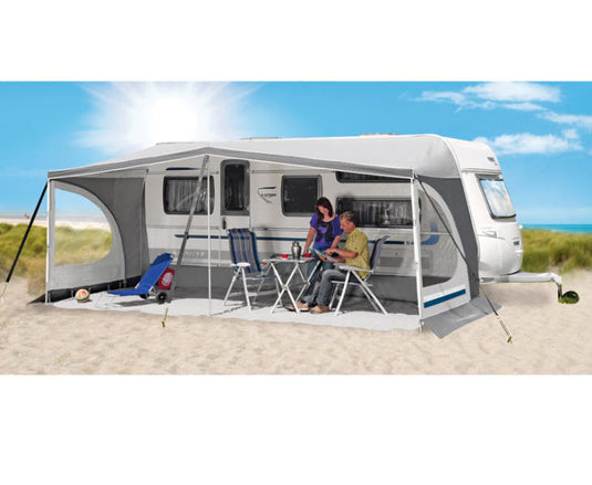 Tetto apribile per roulotte Bermuda G8, blu, senza pali E7517