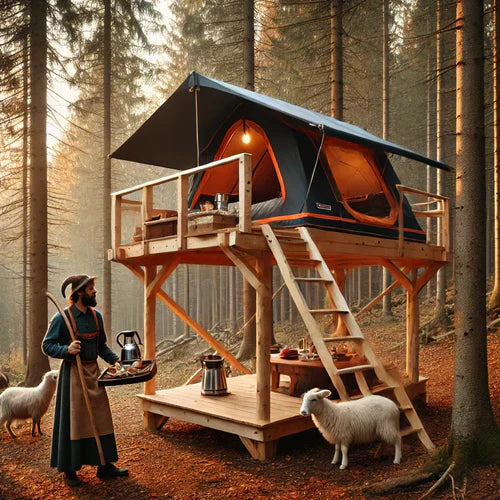 Forest Camp e Tree Loft: Rivoluziona l'Esperienza Outdoor con Strutture Eco-Sostenibili e Tende da Tetto