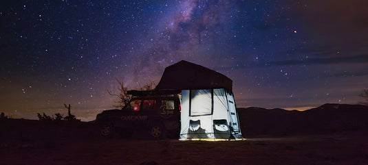 tenda sotto le stelle
