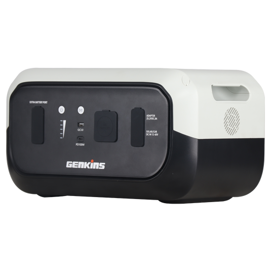 Batteria di espansione Genkins B2000, vista laterale opposta