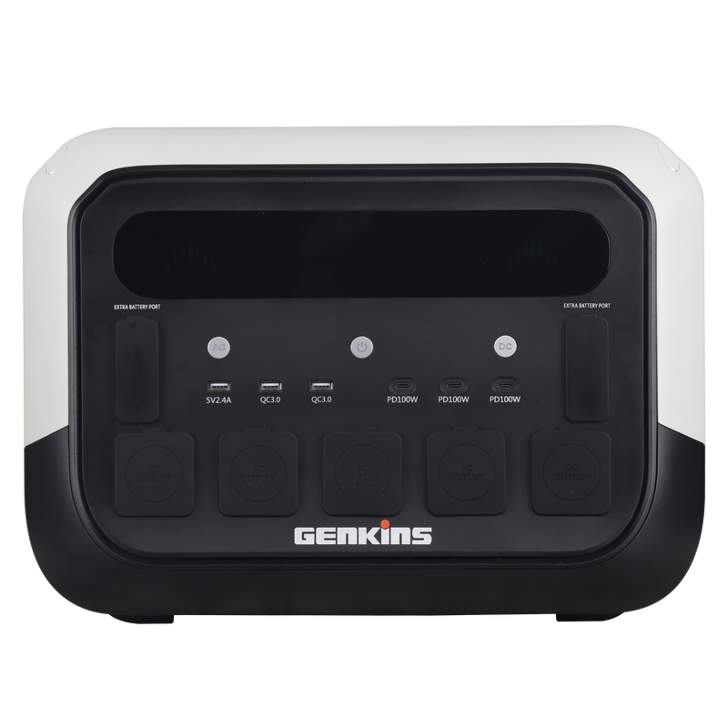 ギャラリービューアに画像をロードする, Power station portatile Genkins PRO2400, vista frontale
