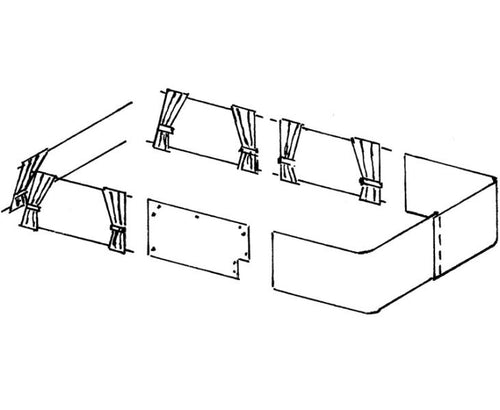 Set di fissaggio per tende VW T4 10380