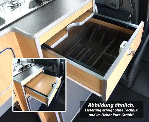 Linea di mobili come kit per VW T6/T5 passo corto Sportcamper 104900BE