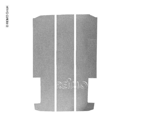 Pavimento T5 passo corto Kombi, guida a destra, 3 pezzi, 655mm, Tessin 10521R