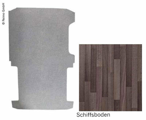 Pavimento T6/T5 passo corto Kombi, 1 pezzo, tolda di nave, lunghezza 246 cm 105251