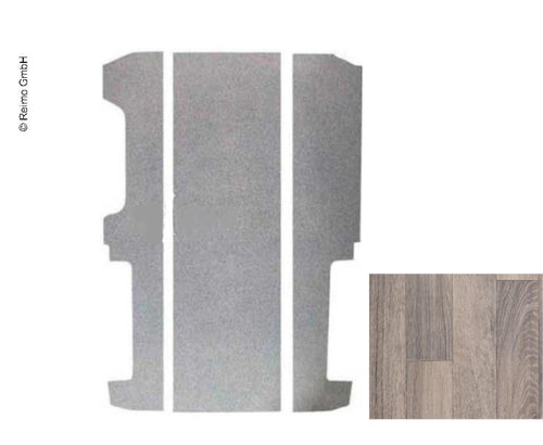 Pavimento T5/T6 passo corto Kombi, 3 parti, lunghezza 246 cm, Tessin 10527R