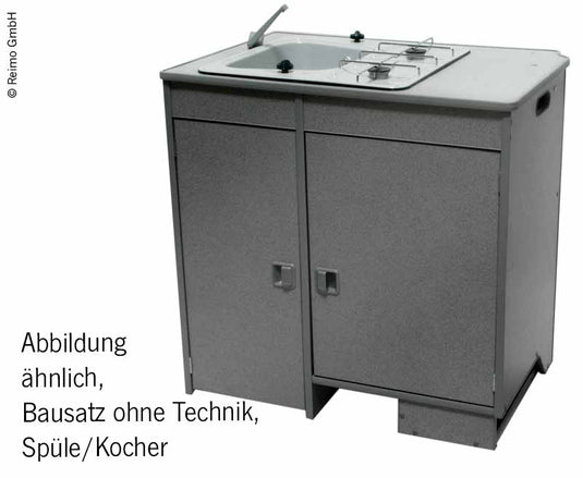 Modulo cucina Gourmet kit laminato antracite per VW T4 Multivan VW T4 Multivan 10929