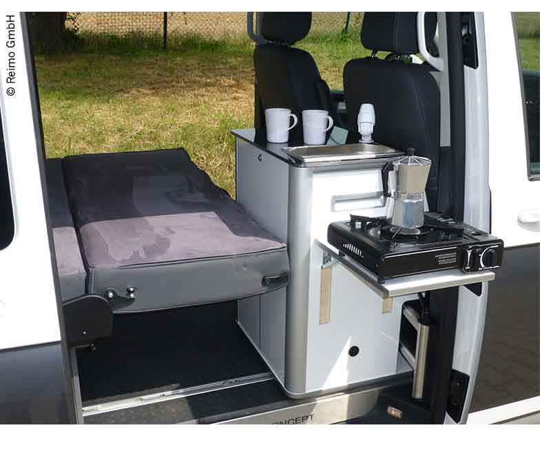 Carica immagine in Galleria Viewer, Parte della cucina Easy-Kitchen per VW T6/T5 - montaggio a destra 11112
