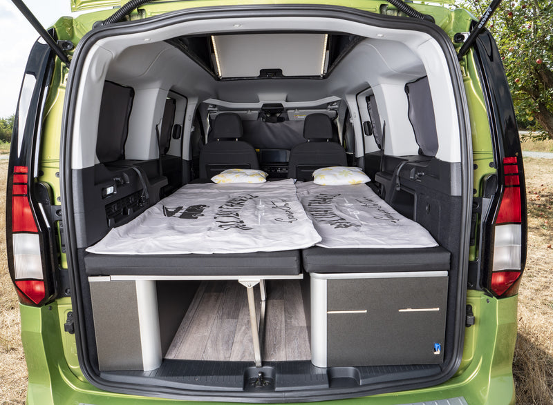 Load image into Gallery viewer, Letto con sedile a panca pieghevole per VW Caddy 5 L2, Weekender 2 14602
