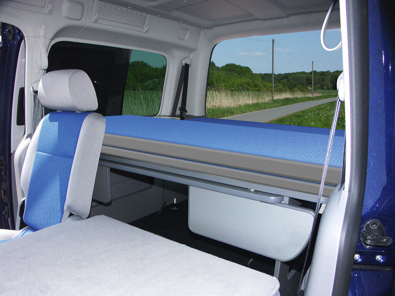 Carica immagine in Galleria Viewer, VW Caddy Maxi sistema letto aggiuntivo 200 x 133 cm con imbottitura + fodere 17104
