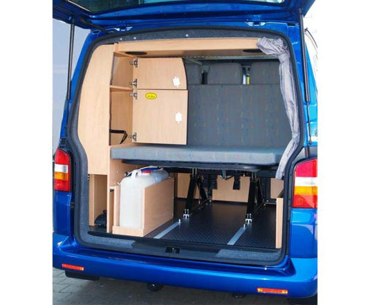 Linea di mobili VW T5/T6 KR TrioStyle, finitura legno di mela; kit senza porta a 18050B